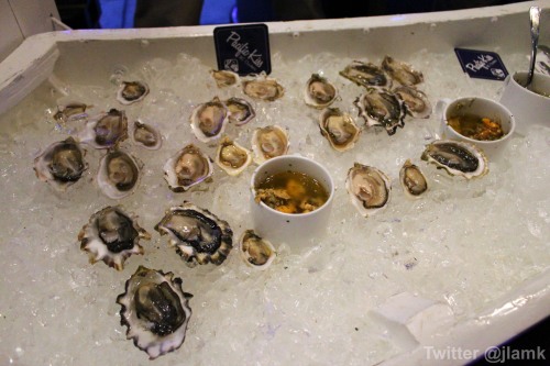 Fresh oysters from the Vancouver Island