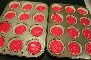 Whipped batter makes 24 cupcakes