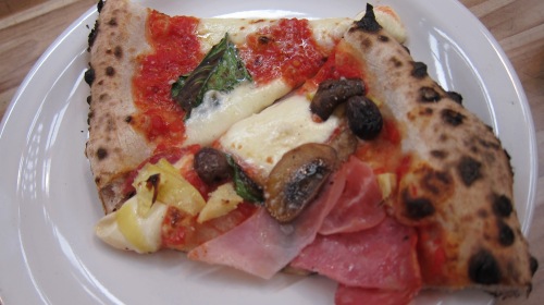 Neapolitan pizza from Via Tevere Pizzeria